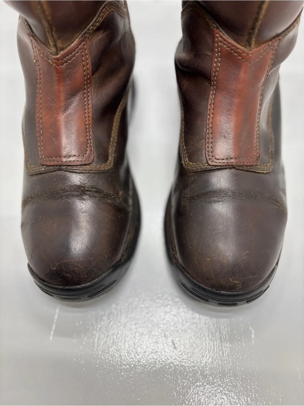 Danner Longhorn Wellington GTX Boots Men's 8.5 D Brown Leather Gore-Tex Pull On